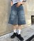 【UNISEX】【プラスサイズあり】アソート柄ブッシュハーフパンツ
