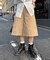 【UNISEX】【プラスサイズあり】アソート柄ブッシュハーフパンツ