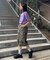 【UNISEX】【プラスサイズあり】アソート柄ブッシュハーフパンツ