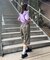 【UNISEX】【プラスサイズあり】アソート柄ブッシュハーフパンツ