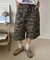 【UNISEX】【プラスサイズあり】アソート柄ブッシュハーフパンツ