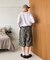 【UNISEX】【プラスサイズあり】アソート柄ブッシュハーフパンツ