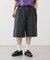 【UNISEX】【プラスサイズあり】アソート柄ブッシュハーフパンツ