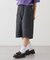 【UNISEX】【プラスサイズあり】アソート柄ブッシュハーフパンツ