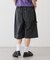 【UNISEX】【プラスサイズあり】アソート柄ブッシュハーフパンツ