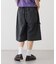 【UNISEX】【プラスサイズあり】アソート柄ブッシュハーフパンツ