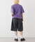【UNISEX】【プラスサイズあり】アソート柄ブッシュハーフパンツ