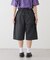 【UNISEX】【プラスサイズあり】アソート柄ブッシュハーフパンツ