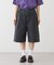 【UNISEX】【プラスサイズあり】アソート柄ブッシュハーフパンツ