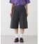【UNISEX】【プラスサイズあり】アソート柄ブッシュハーフパンツ
