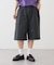 【UNISEX】【プラスサイズあり】アソート柄ブッシュハーフパンツ