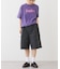 【UNISEX】【プラスサイズあり】アソート柄ブッシュハーフパンツ