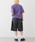 【UNISEX】【プラスサイズあり】アソート柄ブッシュハーフパンツ