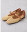 :【S～XL展開】メッシュ編みジュートスクエアパンプス