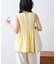 スポンディッシュWZIPペプラム配色ニットベスト