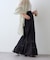【india】ピンタックレースフレアパンツ