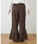 【india】ピンタックレースフレアパンツ