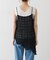 【willow】アシメレースヘムラインキャミチュニック
