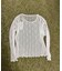 レースクルーネックTee