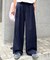 【UNISEX】タックボリュームワイドスラックスパンツ/サイドラインスラックス