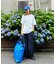 【UNISEX】タックボリュームワイドスラックスパンツ/サイドラインスラックス