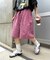【SOUNDS GOOOOD】ネオンチェックハーフパンツ