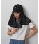 :【日焼け防止！】シアーシェード付きロゴキャップ