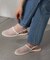 :【S～XLサイズ展開！】ドット柄シアーメッシュフラットサンダル