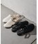 :【S～XLサイズ展開！】ドット柄シアーメッシュフラットサンダル
