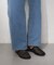 :【S～XLサイズ展開！】ドット柄シアーメッシュフラットサンダル