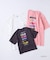 【KIDS】【TYPY×LOTTE板ガム】持続冷感バックロゴ板ガム集合TEE