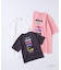 【KIDS】【TYPY×LOTTE板ガム】持続冷感バックロゴ板ガム集合TEE