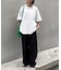 【UNISEX】【汗シミ防止】レイヤードライクヘンリーTEE