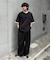 【UNISEX】【汗シミ防止】レイヤードライクヘンリーTEE