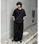 【UNISEX】【汗シミ防止】レイヤードライクヘンリーTEE
