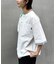 【UNISEX】【汗シミ防止】レイヤードライクヘンリーTEE