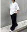 【UNISEX】【汗シミ防止】レイヤードライクヘンリーTEE