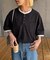 【UNISEX】【汗シミ防止】レイヤードライクヘンリーTEE