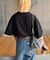 【UNISEX】【汗シミ防止】レイヤードライクヘンリーTEE