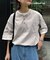【UNISEX】【汗シミ防止】レイヤードライクヘンリーTEE