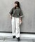 【UNISEX】【汗シミ防止】レイヤードライクヘンリーTEE