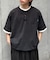 【UNISEX】【汗シミ防止】レイヤードライクヘンリーTEE