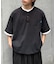 【UNISEX】【汗シミ防止】レイヤードライクヘンリーTEE