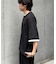 【UNISEX】【汗シミ防止】レイヤードライクヘンリーTEE
