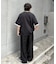 【UNISEX】【汗シミ防止】レイヤードライクヘンリーTEE