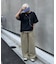 【UNISEX】スプレー加工ヘンリーTEE