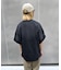 【UNISEX】スプレー加工ヘンリーTEE