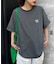 【UNISEX】ピンボーダーワンポイント刺繍ロゴTシャツ