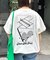 【OJISAN】刺繍ロゴバックプリントTEE