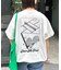 【OJISAN】刺繍ロゴバックプリントTEE